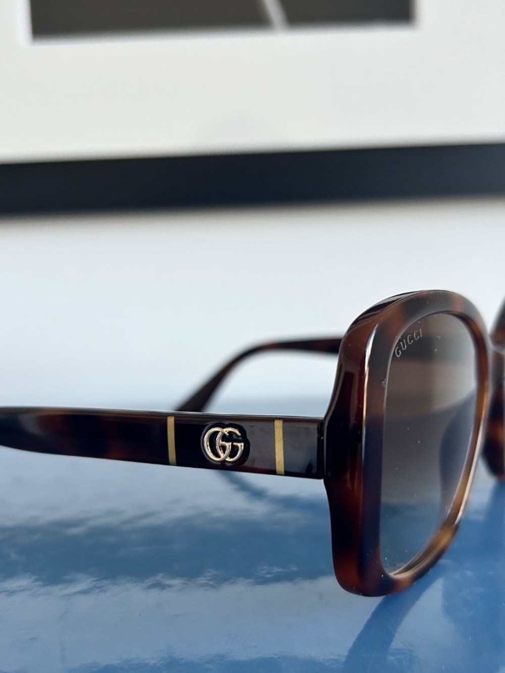 Gucci GG0762S 002 Tortoise Frame Brown Gradient, 56-18 145. New with case. - Picture 6 of 9